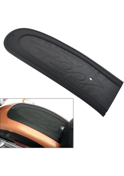 Harley 2006-2017 Için Motosiklet Arka Fender Bib Pad Alev Dikiş Aksesuarları (Yurt Dışından) fırsatları