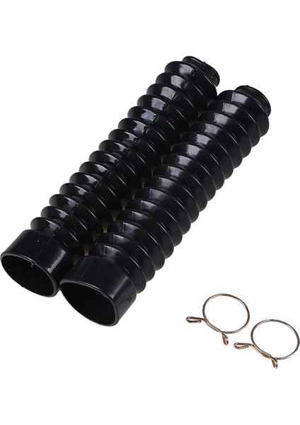Motosiklet Kauçuk Ön Çatal Yürüyüşçüler Toz Kapak Çizileri 210X42X25MM Siyah (Yurt Dışından) indirimleri