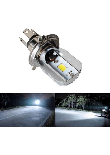 H4 Motosiklet Motosiklet 12 V LED Yüksek Düşük Işın Farlar Ön Işık Lambası (Yurt Dışından) fiyatları