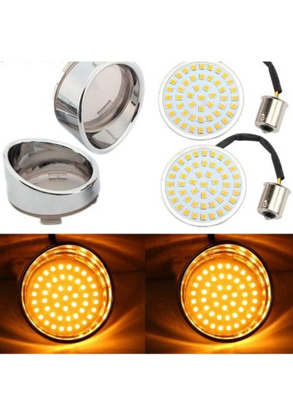 1 Çift 1156 LED Dönüş Sinyalleri Için Işık Ekler (Yurt Dışından)