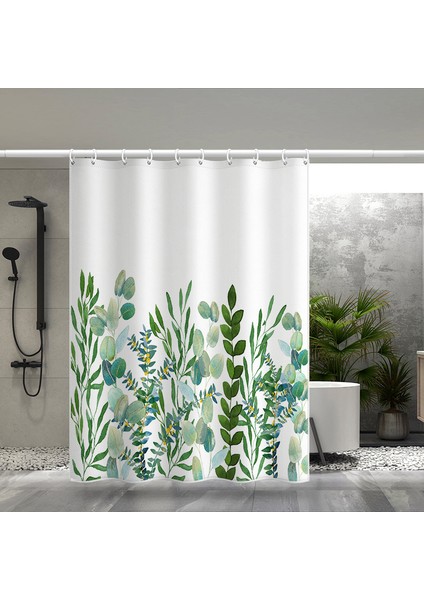Duş Perdesi Takımları 12 Kancalı Banyo Için Su Geçirmez Duş Perdesi 72X72 Inç (Yurt Dışından) fiyatları