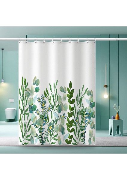 Duş Perdesi Takımları 12 Kancalı Banyo Için Su Geçirmez Duş Perdesi 72X72 Inç (Yurt Dışından) modelleri