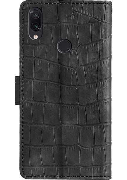 Xiaomi Redmi Note 7 Siyah İçin Timsah Doku Pu Kılıfı (Yurt Dışından) fırsatları
