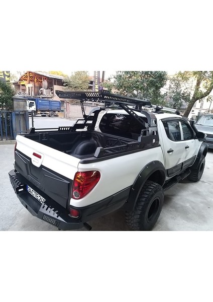 Nıssan Navara Rollbar Kasa Üzeri Sepetli Rollbar Wolfskın