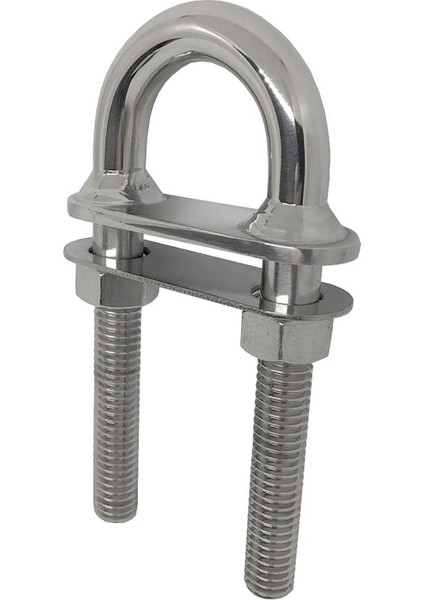 Kalite 126 × 25 × 61MM Uzun Teğet U-Bolt Paslanmaz Çelik Deniz Botu Için (Yurt Dışından)