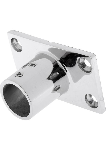 4x Paslanmaz Tekne Küpeşte Dikdörtgen Taban 90 Derece Demiryolu Montaj 1 "25MM (Yurt Dışından)