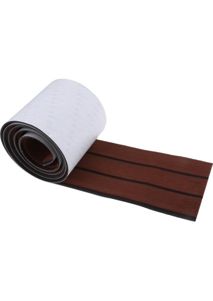 94 "× 7" Eva Faux Teak Güverte Levha Deniz Tekne Yat Döşeme Mat # 3 Koyu Kahverengi Siyah Şerit (Yurt Dışından) modelleri