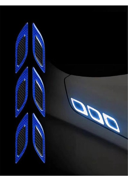 Araç Kaput Sticker Oto Reflektör Yapıştırıcı Oto Aksesuar