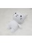 Beyaz Miniş Pisi Uyku Arkadaşı Amigurumi Oyuncak 4