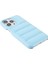 iPhone 13 Pro Max İçin Için Puffer Case - Açık Mavi (Yurt Dışından) 4