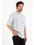 Erkek Oversize Basic T-Shirt - Cool Grey 1