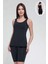 Kadın Düz Renk Askılı Tankini S9003-04 Hızla Kuruyan %80 Poliamid %20 Elastan Kumaş 2