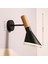 Modern Minimalist Endüstriyel Stil Alüminyum Yaratıcı Kişilik Yatak Odası Başucu Koridor Ferforje Duvar Lambası (Ampul Dahil Değil) (Yurt Dışından) 2