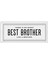 Dikdörtgen Servis Best Brother - 35 x 16 cm 1
