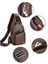 Moda Erkekler Göğüs Çantası Casual Crossbody Omuz Çantası (Kahverengi) (Yurt Dışından) 2