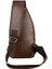 Moda Erkekler Göğüs Çantası Casual Crossbody Omuz Çantası (Kahverengi) (Yurt Dışından) 3