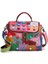 Orijinal Pu Deri Kadın Çanta Omuz Messenger Çanta Renkli Patchwork Çanta Çanta Plaj Yaz Kızlar Doğal Crossbody Yeni (Yurt Dışından) 1