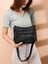 Kadın Yumuşak Deri Omuz Çantaları Çok Katmanlı Alışveriş Çantası Klasik Crossbody Lüks Tasarımcı Çanta ve Çanta (Siyah) (Yurt Dışından) 3