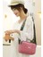 Geometrik Crossbody Çanta Kadın Moda Marka Omuz Çantası Naylon Bez Su Geçirmez El Çantası ve Çanta Bayanlar Küçük Messenger Çanta (Pembe) (Yurt Dışından) 4