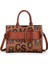 Işık Lüks Çanta Kadın Çanta Tasarımcı Mektup Kemer Omuz Çantaları Bayanlar Crossbody El Tote Çanta Kadınlar İçin (Kahverengi) (Yurt Dışından) 1
