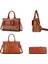 Işık Lüks Çanta Kadın Çanta Tasarımcı Mektup Kemer Omuz Çantaları Bayanlar Crossbody El Tote Çanta Kadınlar İçin (Kahverengi) (Yurt Dışından) 3