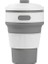 350ML Katlanır Taşınabilir Silikon Teleskopik Içme Kahve Kupası Gri (Yurt Dışından) 1