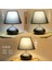 LED Masa Lambası 3 Renkli Ayarlanabilir Dokunmatik Yatak Odası Başucu Lambası Oturma Odası Nordic Romantik Sıcak Kumaş Masa Işık LED Masa Lambaları (Yurt Dışından) 4