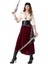 Lady Carnival Cadılar Bayramı Karayip Korsanlar Kostüm Üst Etek Elizabeth Kıyafet Cosplay Fantezi Parti Elbise | 1