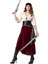 Lady Carnival Cadılar Bayramı Karayip Korsanlar Kostüm Üst Etek Elizabeth Kıyafet Cosplay Fantezi Parti Elbise | 3