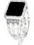 Elastik Takı Band Için Apple Izle Bilezik Correa Metal Kadınlar Diamond Kılıf IWatch Uyumlu Serisi | Bantlar(Yurt Dışından) 2