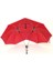 Süper Serin Kişilik Çift Üst Severler Çift Şemsiye Güneşli Yağmur Şemsiye (Kırmızı) 1
