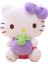 1 Adet 40 cm Sevimli Çilek Pembe Kedi Peluş Bebek Yaratıcı Apple Karikatür Hayvan Oyuncak Kız Ödülüçü Tatil Hediye Bebek Uyku Yastığı | Doldurulmuş ve peluş Hayvanlar (Mor)(Yurt Dışından) 1