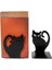 Persian Kedi Outlook Kitap Durumları Oymak Nonskid Kalınlaşma Demir Metal Kitaplıklar Kitap Organizatör Kütüphane Ofis | Bookends 3