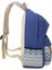 Tuval Sırt Çantası Kadın Rahat Öğrenci Schoolbag Üç Parçalı Set (Gri) 4