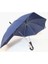 Süper Serin Kişilik Çift Üst Severler Çift Şemsiye Güneşli Yağmur Şemsiye (Mavi) 3