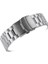 Kavisli End Watch Band Yedek Saat Kayışı Çift Kilit Toka Araçları ile Paslanmaz Çelik Kordon Band ... 1
