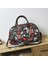 Deri Kadın Seyahat Çantaları Çanta Yeni Moda Taşınabilir El Fitness Çiçek Duffel Çanta Su Geçirmez Hafta Sonu Çanta Lady XA790WB 4
