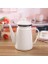 1.1lthickened Emaye Ince Ağız Tencere Damla Cezve Gooseneck Spout Uzun Ağız Kahve Su Isıtıcısı Ev Çay Aracı | Çaydanlıklar (Beyaz) 2