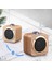 Taşınabilir Ahşap Bluetooth Hoparlör Kablosuz Bas Subwoofer Hoparlör Müzik Çalar Vintage Dışarıda Subwoofer | Taşınabilir Hoparlörler (Bambu Stili) 3