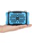 Kablosuz Açık LED Flah Işık Bluetooth 5.0 Hoparlör Cep Telefonu Subwoofer Destek USB Disk Tf Kart Fm Radyo | Taşınabilir Hoparlörler (Mavi) 2