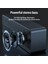 Ayna Çalar Saat Bluetooth Hoparlör Ses Subwoofer Kablosuz Küçük Hoparlör Desteği Bluetooth / Tf Kart / Aux Line Oynatma | Subwoofer (Siyah) 3