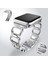 Lüks Metal Elmas Bilezik Apple Watch Uyumlu Band Için IWatch Uyumlu Paslanmaz Çelik Döngü Bilek Kayışı | Izle Bantları 2