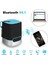 Mini Su Geçirmez Bluetooth Hoparlör Radyo Fm ile Tf Kart LED Işık Torch Promosyon Açık Kablosuz Subwoofer Stereo | Taşınabilir Hoparlörler (Mavi) 4