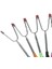 Gıda Sticks Şiş 5 Parça / Set Teleskopik Barbekü Çatal(Yurt Dışından) 4