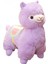 Llama Doldurulmuş Hayvan Büyük Bebek Plushie Hug Yastık Yumuşak (Mor 50 Cm) 1