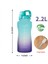 2.0 Litre Su Şişesi Bpa Ücretsiz Büyük Ilham Verici Spor Su Şişesi Sızdırmaz Buzlu 4