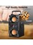 8d Surround Ses Bluetooth Hoparlör Taşınabilir Karaoke Partisi Hoparlör Sistemi Kablosuz Subwoofer Destek USB / Tf Kart / Aux / Fm | Taşınabilir Hoparlörler (Siyah) 3