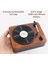 Hoparlör Subwoofer Kablosuz Ev Şarj Edilebilir Kayıt Çalar Retro Retro | Taşınabilir Hoparlörler (Kahverengi + Siyah)(Yurt Dışından) 4