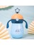 260 ml Karikatür Bebek Termos Kupası Çocuk Kupası Yumuşak Borulu Saman Sippy Kupası Yerçekimi Topu Su Kupası Su Şişesi | Kupalar (Mavi)(Yurt Dışından) 4