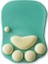 Sevimli Kedi Pençe Mouse Pad Ofis Silikon Yaratıcı Kedi Pençe Bilek Pad Mouse Pad Bilek Rest ile | Fare Pedleri Yeşil 1